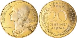 World Coins - Coin, France, Marianne, 20 Centimes, 1974, Paris, , Aluminum-Bronze