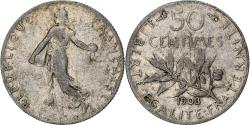 World Coins - Coin, France, Semeuse, 50 Centimes, 1903, Paris, , Silver, KM:854