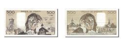 World Coins - Banknote, France, 500 Francs, 500 F 1968-1993 ''Pascal'', 1990, 1990-09-06