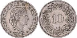 World Coins - Coin, Switzerland, 10 Rappen, 1909