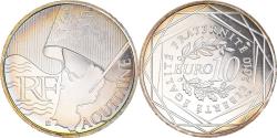 World Coins - France, 10 Euro, Aquitaine, Euros des régions, 2010, , Silver