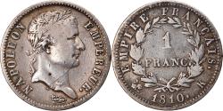 World Coins - Coin, France, Napoléon I, Franc, 1810, Bordeaux, , Silver, KM:692.8