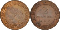 World Coins - Coin, France, Cérès, 2 Centimes, 1888, Paris, , Bronze, KM:827.1