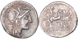 Ancient Coins - Coin, Manlia, Denarius, 111-110 BC, Rome, , Silver, Crawford:299/1b