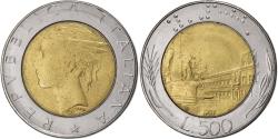 World Coins - Italy, 500 Lire, 1987, Rome, Bi-Metallic, , KM:111