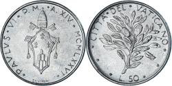 World Coins - Coin, VATICAN CITY, Paul VI, 50 Lire, 1976, Roma, , Stainless Steel