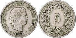 World Coins - Switzerland, 5 Rappen, Libertas, 1900, Bern, Copper-nickel, , KM:26