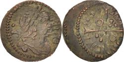World Coins - Coin, Spain, CATALONIA, Louis XIV, Dinero, 1648, Barcelona, , Copper