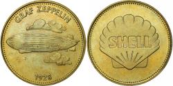 World Coins - France, Token, Collection Shell, Graf Zeppelin, Bronze-Aluminium, Shell