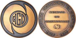 World Coins - France, Medal, Huiles, Goudrons et Dérives, Cinquantenaire, Business &