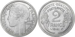 World Coins - France, 2 Francs, Morlon, 1941, Paris, Specimen, Aluminum,
