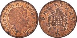 World Coins - Coin, Great Britain, Elizabeth II, Penny, 2004, , Copper Plated Steel