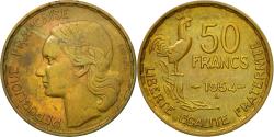 World Coins - Coin, France, Guiraud, 50 Francs, 1954, Beaumont - Le Roger,