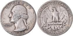 Us Coins - Coin, United States, Washington Quarter, Quarter, 1948, U.S. Mint, San