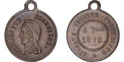 World Coins - France, Medal, Monarchie de Juillet, History, 1870, , Copper