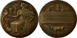 World Coins - France, Medal, Ministère de l'Agriculture, Associations Agricoles, Petit