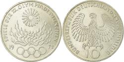 World Coins - Coin, GERMANY - FEDERAL REPUBLIC, 10 Mark, 1972, Karlsruhe, , Silver