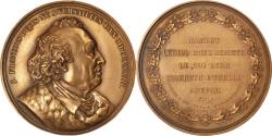 World Coins - France, Medal, Littérature, Jean Duvis, Charles X, 1828, Michaut,