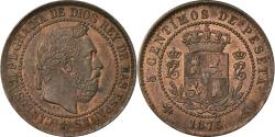 World Coins - Coin, Spain, Charles VII, 5 Centimos, 1875, , Copper, KM:669