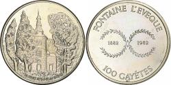 World Coins - Belgium, Token, 100 Gayetes, Fontaine-l'Evêque, 1982, Nickel-brass,