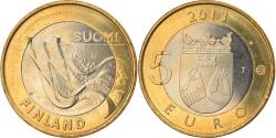 World Coins - Finland, 5 Euro, Le barrage d'Imatrankoski, 2013, , Bi-Metallic
