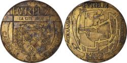 World Coins - France, Medal, Evreux, Capitale de l'Eure, Geography, Fleury, , Bronze