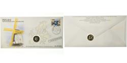 World Coins - Netherlands, 1 Euro, 2002, Enveloppe philatélique numismatique,