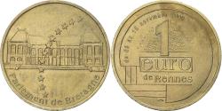World Coins - France, 1 Euro de Rennes, 1997, Brass,