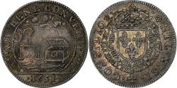 World Coins - France, Token, Louis XIV, Conseil du Roi, 1651, Silver, , Feuardent:197