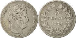 World Coins - Coin, France, Louis-Philippe, 5 Francs, 1834, Nantes, , Silver