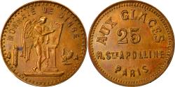 World Coins - France, Token, Maison Close, Aux Glaces, 25 Rue Sainte Appolline, Paris