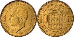World Coins - Coin, Monaco, Rainier III, 10 Francs, 1951, , Aluminum-Bronze, KM:130