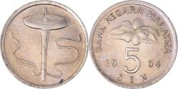World Coins - Coin, Malaysia, 5 Sen, 1994, , Copper-nickel, KM:50