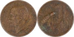 World Coins - Coin, Italy, 10 Centesimi, 1922