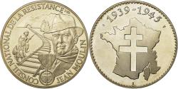 World Coins - France, Medal, 1939-1945, Conseil National de la Résistance, Jean Moulin