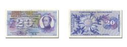 World Coins - Banknote, Switzerland, 20 Franken, 1972, 1972-01-24, EF(40-45)
