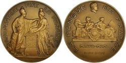 World Coins - France, Medal, La Banque de France, La Sagesse fixe la Fortune, 1950, Dumarest