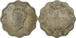 World Coins - INDIA-BRITISH, George VI, Anna, 1939, Copper-nickel, , KM:536