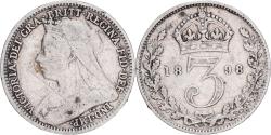 World Coins - Coin, Great Britain, Victoria, 3 Pence, 1898, , Silver, KM:777