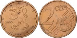 World Coins - Finland, 2 Euro Cent, 2005, Vantaa, Copper Plated Steel,