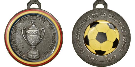 Médaille Sportive Football – Ligue Du Centre-Ouest 1960 – Bronze – Club Français
