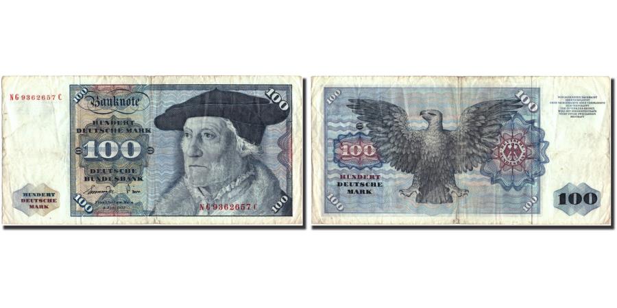 Banknote, GERMANY - FEDERAL REPUBLIC, 100 Deutsche Mark, 1977