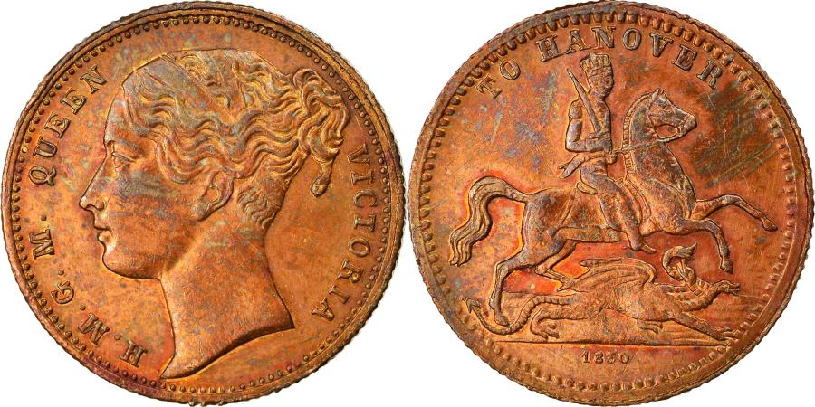 United Kingdom, Token, Game, Queen Victoria, To Hanover, 1830