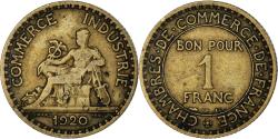 World Coins - Coin, France, Chambre de commerce, Franc, 1920, Paris,