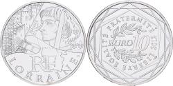 World Coins - France, 10 Euro, Lorraine, 2012, Paris, Silver, , Gadoury:EU514