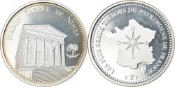World Coins - France, Medal, La Maison Carrée de Nimes, Arts & Culture, , Silver