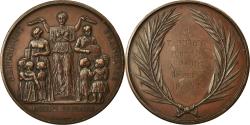 World Coins - France, Medal, Enseignement Primaire, Paris, 1871-1872, Farochon,