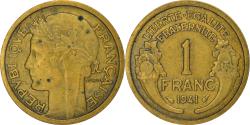 World Coins - Coin, France, Morlon, Franc, 1941, Paris, , Aluminum-Bronze, KM:885