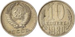 World Coins - Coin, Russia, 10 Kopeks, 1980