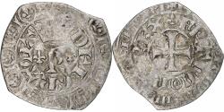 World Coins - France, Charles V, Blanc au K, 1365-1380, Billon, , Duplessy:363